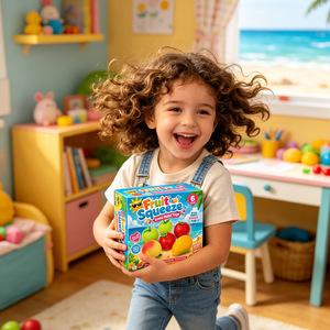 Juicy Fruit Shaped Squeeze Toys Soft Elastic Stress Reliever 6 <b>Pack</b> Slow Rebound <b>Fidget</b> Set for Relaxation and Gifting - Product Image 6