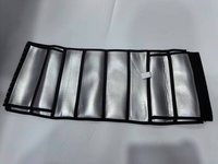 Ceinture de sudation et amincissante pour la taille avec fermeture éclair, idéale pour la course à pied