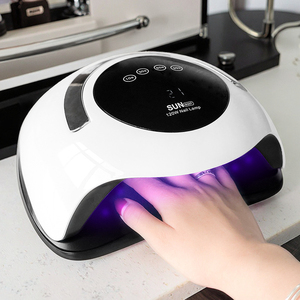 Lámpara secadora LED UV de 120W para decoración de uñas, manicura inalámbrica, curado de esmalte de uñas, enchufe USB, batería eléctrica, fuente de alimentación, Metal y plástico - Product Image 5