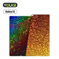 YouQi 264x276mm Plateau d'impression magnétique flexible double face en acier à ressort PEO Starry PEY pour Anycubic Kobra S1