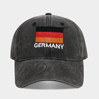 Gorra de Béisbol Personalizada con Logotipo Temático de Fútbol 2026, Gorra Plana Negra Bordada con Diseño Nacional para Aficionados al Fútbol, Venta al Por Mayor