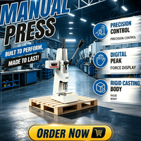 Presse manuelle de bureau 12KN à affichage numérique pour rivetage, estampage, pliage et assemblage – Approvisionnement direct usine