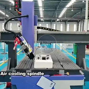 Router CNC a 4 Assi con Testa Orientabile <span class=keywords><strong>per</strong></span> Taglio <span class=keywords><strong>di</strong></span> Grandi <span class=keywords><strong>Sculture</strong></span> 3D in Schiuma/<span class=keywords><strong>Legno</strong></span> - Product Image 4