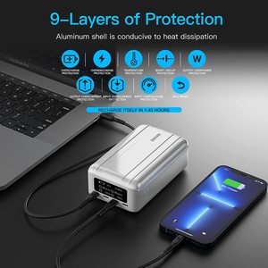 Chargeur portable pour ordinateur portable <span class=keywords><strong>Zendure</strong></span> 100W PD 26800mAh, batterie externe avec 4 ports USB-C pour ordinateur portable - Product Image 4