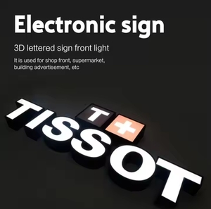 Cửa hàng điện tử thư kênh ngoài trời ánh sáng lên các nhà sản xuất thép không gỉ Thép Led thư đèn dấu hiệu LED thư - Product Image 5