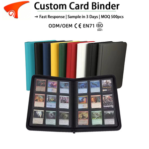 Torson – Album de cartes à collectionner à 9 pochettes, étanche, en cuir PU écologique, relié par couture, chargement latéral, capacité 200 cartes, pour cartes sportives - Product Image 1
