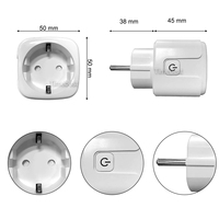 Adaptador Dongle Mini WiFi Oculto con Enchufe USB y Tomacorriente de 16A, Cargador de Pared Compatible con Alexa y Google Home