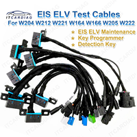 Cables de prueba EIS ELV para plataforma de cerraduras CGDI MB W204 W212 W221 W164 W166, caja de cambios, actualización OBD2, Cable de conexión de diagnóstico, 8 Uds.