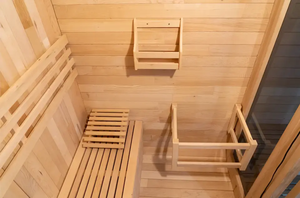 Canadian Hemlock Outdoor Red Cedar Steam Wet Front Porch Wooden Sauna Room for Massage - Product Image 2