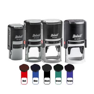 Logotipo de goma de texto Deskmate <span class=keywords><strong>sello</strong></span> autoentintado personalizado material en blanco <span class=keywords><strong>con</strong></span> <span class=keywords><strong>fecha</strong></span> para firma de <span class=keywords><strong>nombre</strong></span> de oficina - Product Image 1