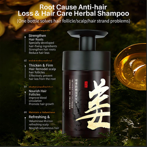 Shampooing Traitant Capillaire Hydratant au Gingembre et à l'Huile d'Argan Naturelle, Anti-Chute, Marque Blanche, Meilleur Produit OEM - Product Image 5