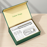 Boîte d'emballage en carton personnalisée pour brosse à dents électrique de luxe, avec fermeture magnétique, boîte cadeau rigide avec plateau en plastique