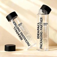 Bpa Gratis 250Ml-500Ml Ronde Plastic Pet Juicer Fles Voor Oranje Fruit Melk Thee Dranken Met Aangepaste Logo Schroefdop Voor Verpakking