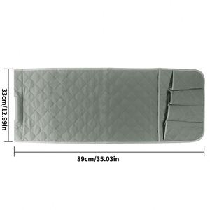Sofa Handrail Pocket <b>Storage</b> Bag 5 Pockets Couch <b>Remote</b> <b>Control</b> Bracket Bedside <b>Storage</b> Rack Buggy Bag - Product Image 5
