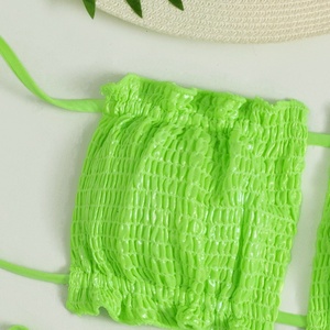 Bikini Brasileño de Dos Piezas con Logotipo Personalizado OEM, Traje de Baño Triangular con Tirantes, Traje de Baño de Mujer con Tanga, Estampado y Push-Up - Product Image 4