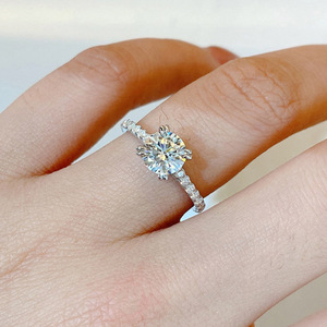 Eight Prong Shiny Zircon Women Ring Elegant Design For Engagement Proposal Daily All-match Memorial Finger Jewelry Gift - Product Image 5