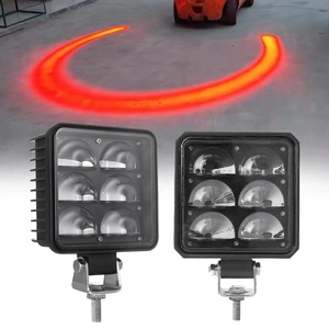 Universal Truck and Safety Signal Indicator <b>Light</b> New <b>Red</b> and Blue Area 18w Power <b>Lights</b> XRL1334 Safety Le - Product Image 1