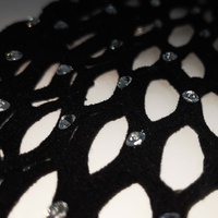 Diamant blanc brillant maille sur le genou haut tube chaussettes résille Long tube chaussettes dentelle décoration noir Sexy bas léger