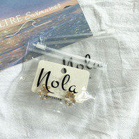 Bolsa de Plástico Transparente de PVC Personalizada de Lujo para Joyería, Bolsa Pequeña con Cierre para Guardar Joyas, Bolsa con Cierre para Pendientes y Collares