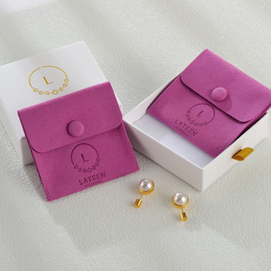 Tùy Chỉnh Đồ Trang Sức Bông Tai Vòng Đeo Tay Trượt Hộp Đồ Trang Sức Quà Tặng Bao Bì Ngăn Kéo Trượt Hộp Giấy Với Pouch - Product Image 2