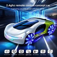 Nouvelle Voiture Télécommandée RC 2,4 GHz Concept Car avec Rotation à 360°, Stunt, Drift, Double Pulvérisation, Lumières, Musique et Déplacement Latéral – Cadeau Idéal pour Enfants