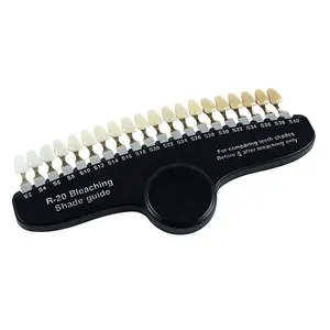Tabla <span class=keywords><strong>de</strong></span> blanqueamiento dental <span class=keywords><strong>de</strong></span> 20 colores, guía <span class=keywords><strong>de</strong></span> sombra <span class=keywords><strong>de</strong></span> dientes 3D para comparador <span class=keywords><strong>de</strong></span> blanqueamiento dental - Product Image 1