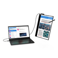 Lenovo – moniteur portable ThinkVision 14 pouces, écran IPS Type - only 598 g C 65 w ligne suspendue direct PC téléphone M14