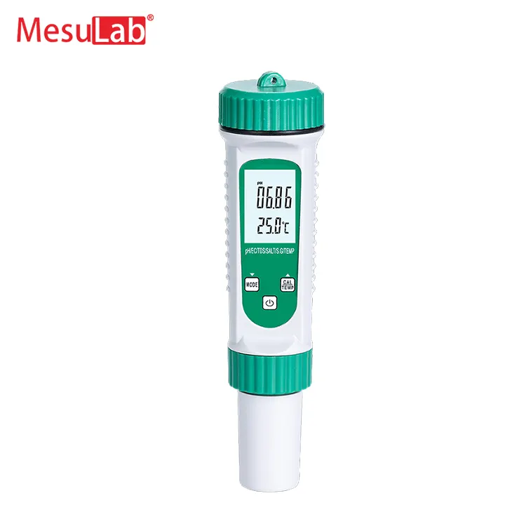 Mesulab เครื่องวัดค่า pH แบบ6 in 1 ph/ec/tds เกลือ /s.g/Temperature ราคาต่ำปากกาวัดค่า pH pH-786ทดสอบคุณภาพน้ำในห้องปฏิบัติการ