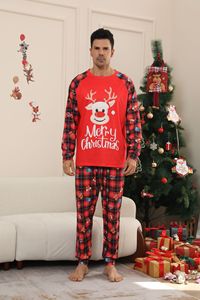家族のクリスマスパジャマセット子供の幼児マッチングクリスマスパジャマ子供のパジャマパジャマ家族のギフトのためのPjas - Product Image 3