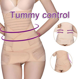 Maternidad 3 en 1 Adelgazamiento Vientre Posparto Shaperwear Fajas Body Shaper Prenatal Belly Wrap Band Entrenador de cintura Barriga Mujeres - Product Image 3