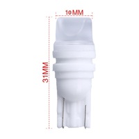 CAR-REFINE Céramique T15 T10 W5W LED Ampoules 3SMD Strobe Rouge Bleu Blanc Glace Bleu RGB T5 T10 W5W Led Voiture Ampoule