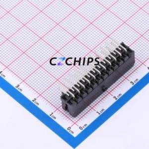 BX-MX3.0-2-11PWZ Wire-to-Board Pin Header Bent Lead Through Hole,P=3mm Connector 2x11P 3mm Right Angle Insert Micro-Fit (MX 3.0) - Product Image 2