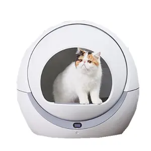 Otomatik kedi tuvalet, yüksek kaliteli toptan kedi tuvalet, otomatik kendi kendini temizleyen kedi tuvalet mobil uygulama kontrol