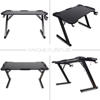 Cadre En Métal sur mesure En Forme de Z De Course Style RVB A Mené La Table De Jeu Mesa Gamer