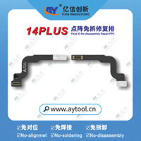Boîtier de réparation de données Face ID AY avec détection de batterie, réparation de couleur, programmeur multifonction de restauration pour la série 14, conception à clapet