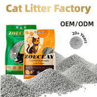 Lettiera per Gatti Agglomerante in Bentonite Super Assorbente Antibatterica in Granuli Premium 5kg all'Ingrosso