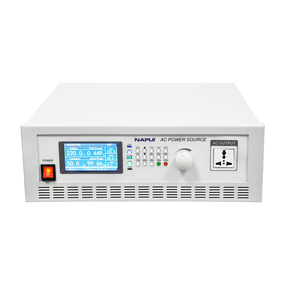 AC مصدر الطاقة PA9505 0-500W عالية الدقة مرحلة واحدة قابل للتعديل محول تردد متغير ac مصدر الطاقة