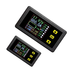 VAC9010H Hall Coulometer \ renkli LCD DC çift yönlü gerilim akım kapasite ölçer kafa \ iletişim voltmetre ampermetre ile