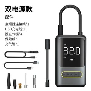 Mini Bomba de Aire Portátil para Auto con Pantalla Digital, Inflador de Neumáticos Inalámbrico de Mano con Función de Banco de Energía con Batería de Litio - Product Image 4