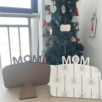 MDFSUB DIY Cadre photo Mdf vierge imprimable personnalisé pour maman panneau photo Mdf en bois sublimation pour cadeaux de fête des mères
