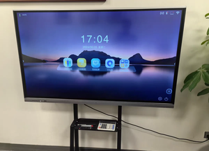 <span class=keywords><strong>Tableau</strong></span> blanc <span class=keywords><strong>interactif</strong></span> de connectivité sans fil de contrôle d'écran tactile de système de conférence intelligent alimenté par AI avancé - Product Image 6