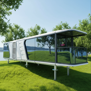 Casa Contenedor Prefabricada China de Acero Galvanizado, Impermeable, con Energía Solar, Ecológica, para Colonia Espacial, Escuela o Cocina - Product Image 1