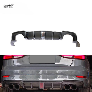 Difusor trasero de fibra de carbono más vendido para parachoques de coche <span class=keywords><strong>Audi</strong></span> <span class=keywords><strong>RS3</strong></span> 8V Sedán 17-18 - Product Image 1