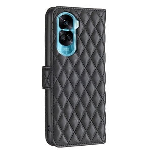 <span class=keywords><strong>Coque</strong></span> <span class=keywords><strong>de</strong></span> téléphone antichoc <span class=keywords><strong>de</strong></span> haute qualité pour <span class=keywords><strong>Honor</strong></span> 90 Lite/X50i Diamond Lattice Wallet Flip Leather Phone Case - Product Image 3