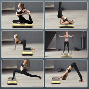 <span class=keywords><strong>Plateforme</strong></span> <span class=keywords><strong>vibrante</strong></span> électromagnétique verticale pour le corps entier, amincissante, pour la maison, exercice physique et remise en forme - Product Image 3