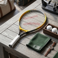 Raquettes de tennis personnalisées en aluminium léger, portables, 25 pouces, entraînement professionnel, sports de plein air, divertissement, antidérapantes