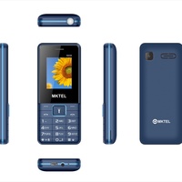 Telefono Cellulare Mktel 5606 Dual SIM con Tastiera QWERTY, Display TFT, Batteria a Lunga Durata, Altoparlante Potente, Multilingue (Spagnolo/Francese/Tedesco)