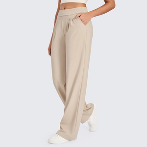 Pantalones de verano <span class=keywords><strong>para</strong></span> <span class=keywords><strong>mujer</strong></span>, <span class=keywords><strong>ropa</strong></span> interior, venta al por mayor, <span class=keywords><strong>ropa</strong></span> de <span class=keywords><strong>mujer</strong></span>, logotipo personalizado, cintura alta, pierna ancha, pantalones de Hip Hop - Product Image 1