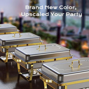 Kazananlar chaffing çanak dikdörtgen büfe yemek ısıtıcısı parti için reşo hizmet - Product Image 2