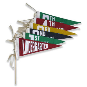 Bandera de fieltro con logotipo personalizado moderno para decoraciones navideñas directas de fábrica, acepta tamaños personalizados - Product Image 1
